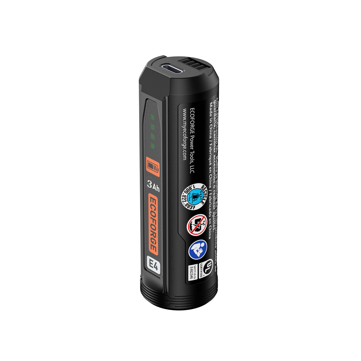 ECOFORGE E4 Litium Rechargeable Battery Pack 2Ah | 3Ah