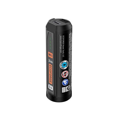 ECOFORGE E4 Litium Rechargeable Battery Pack 2Ah | 3Ah